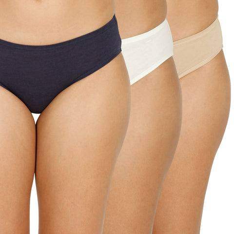 Organic bamboo Inner elastic Bikini for Women - Pack of 3