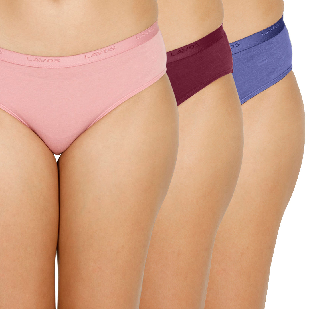 Lexigo Cotton Leaf Bikni Panty For Women / Ladies Underwear