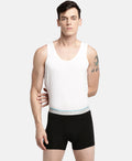 Lavos Mens Trunk Solid's photograph that's made with an innovative bamboo and organic cotton fabric from Lavos Performance, a carbon neutral eco-fashion company. 