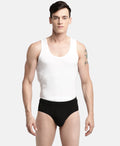 Lavos Mens Stretch Brief's photograph that's made with an innovative bamboo and organic cotton fabric from Lavos Performance, a carbon neutral eco-fashion company. Buy Stretch Brief For Men Online. Made with Bamboo Performance Technology, they are super soft, comfortable, 4-way stretchable, and wicks away sweat. Explore Latest Collection Of Bamboo Clothes At Lavos Performance.