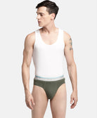 Lavos Mens Solid Brief's photograph that's made with an innovative bamboo and organic cotton fabric from Lavos Performance, a carbon neutral eco-fashion company. 