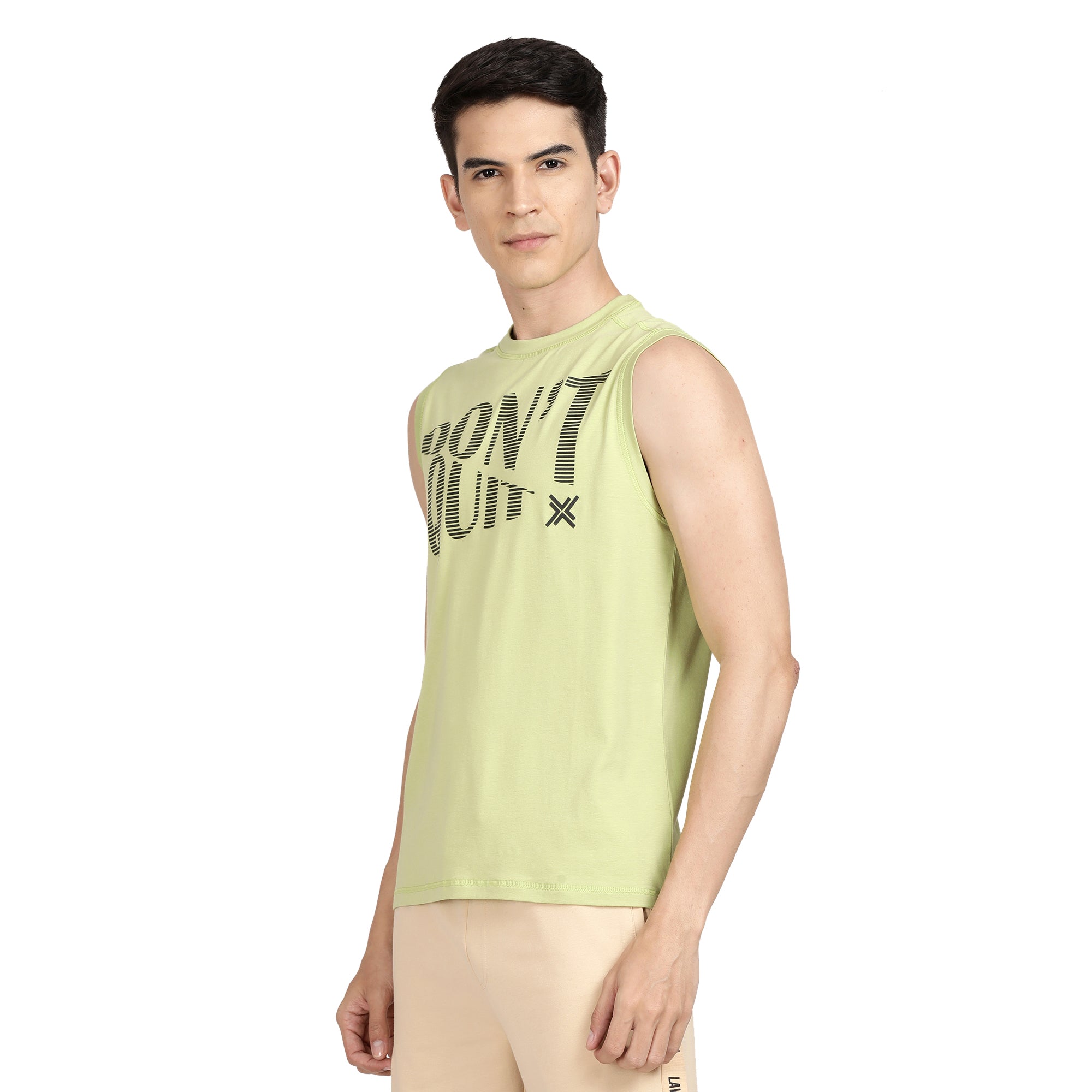 Buy Alba Gym Vest - Multicolor 100% Cotton Sleeveless Vests for