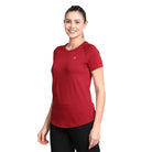 Women's Active Round Neck Tee's photograph that's made with an innovative bamboo and organic cotton fabric from Lavos Performance, a carbon neutral eco-fashion company. 