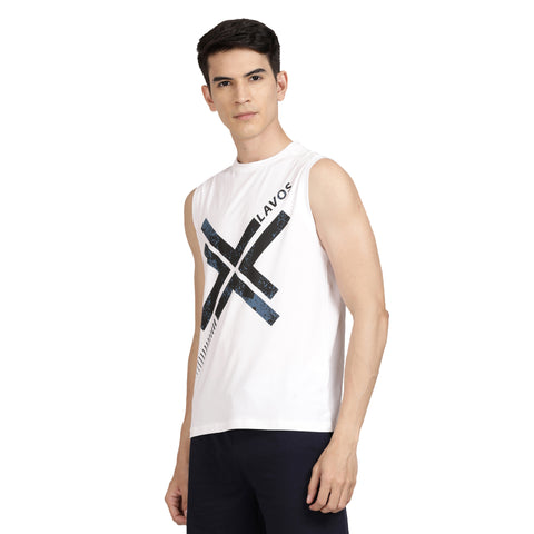 Men's Gym Vest White