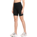 Organic Bamboo Running shorts for Women's photograph that's made with an innovative bamboo and organic cotton fabric from Lavos Performance, a carbon neutral eco-fashion company. Lavos Performance Cycling Shorts for Girls is amazingly soft to the skin, keeps the girls cooler in summers and warmer in winters, thanks to the Bamboo Performance Technology. The Shorts are naturally UPF 50+, so say bye to tan lines. Our Bamboo Activewear will provide you with the performance so that you can be You! 