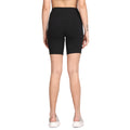 Organic Bamboo Running shorts for Women's photograph that's made with an innovative bamboo and organic cotton fabric from Lavos Performance, a carbon neutral eco-fashion company. Lavos Performance Cycling Shorts for Girls is amazingly soft to the skin, keeps the girls cooler in summers and warmer in winters, thanks to the Bamboo Performance Technology. The Shorts are naturally UPF 50+, so say bye to tan lines. Our Bamboo Activewear will provide you with the performance so that you can be You! 