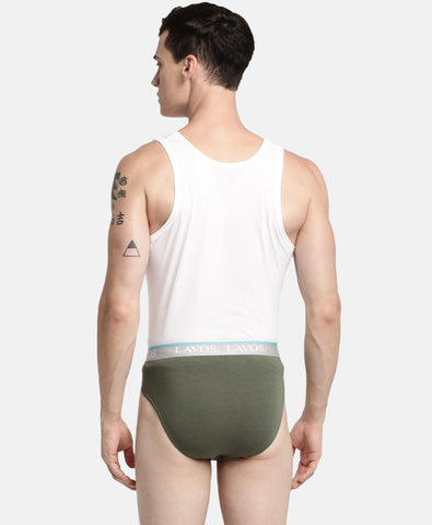 Lavos Mens Solid Brief