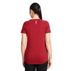 Women's Active Round Neck Tee's photograph that's made with an innovative bamboo and organic cotton fabric from Lavos Performance, a carbon neutral eco-fashion company. 
