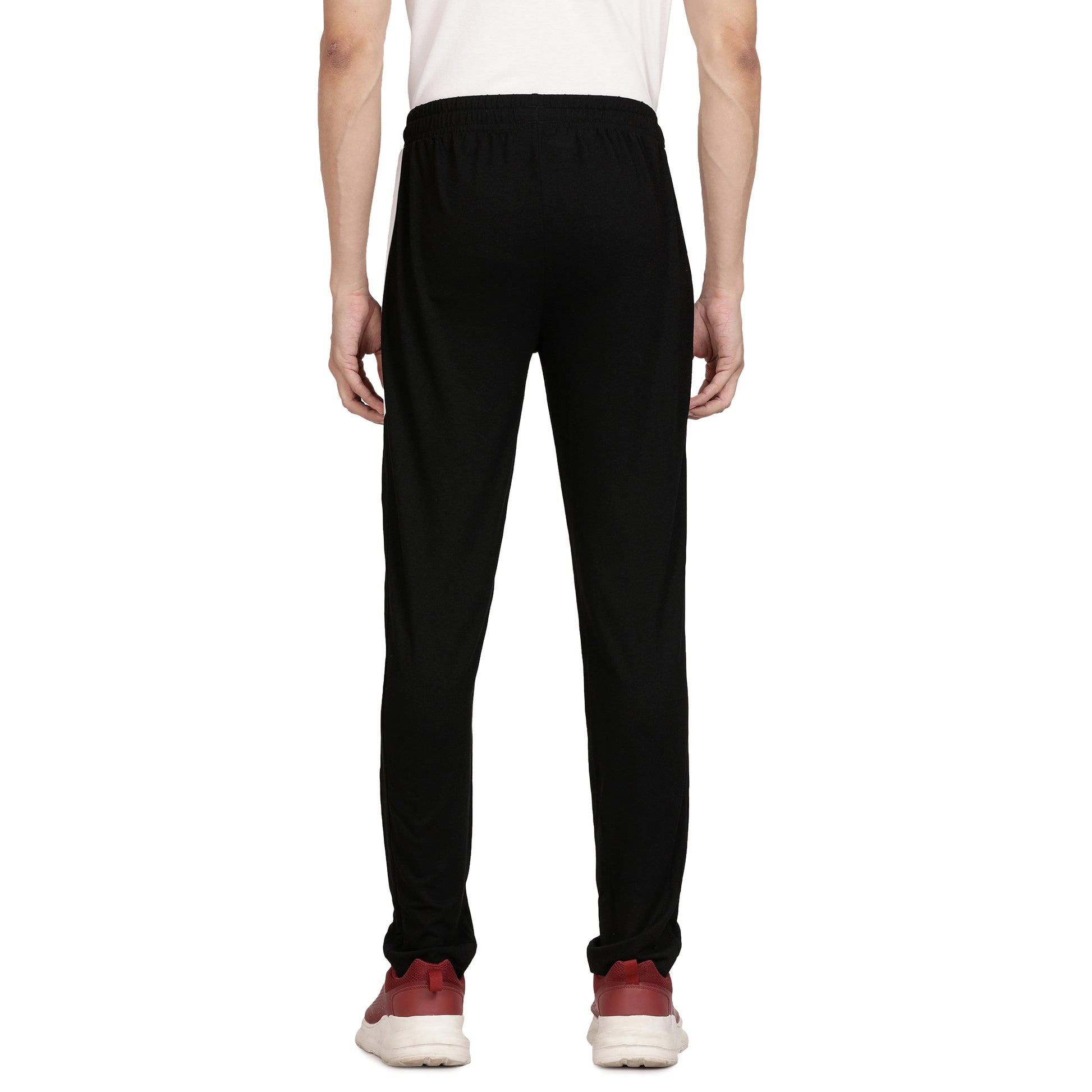 Lavos Mens Active Track Pants for Workouts's photograph that's made with an innovative bamboo and organic cotton fabric from Lavos Performance, a carbon neutral eco-fashion company. Buy Zipper Track Pant For Men Online.The super-soft fabric feels amazing on the skin and our Bamboo Performance Technology which has Bamboo fiber is durable, breathable, and wicks sweat away. Explore Latest Collection Of Bamboo Clothes At Lavos Performance.