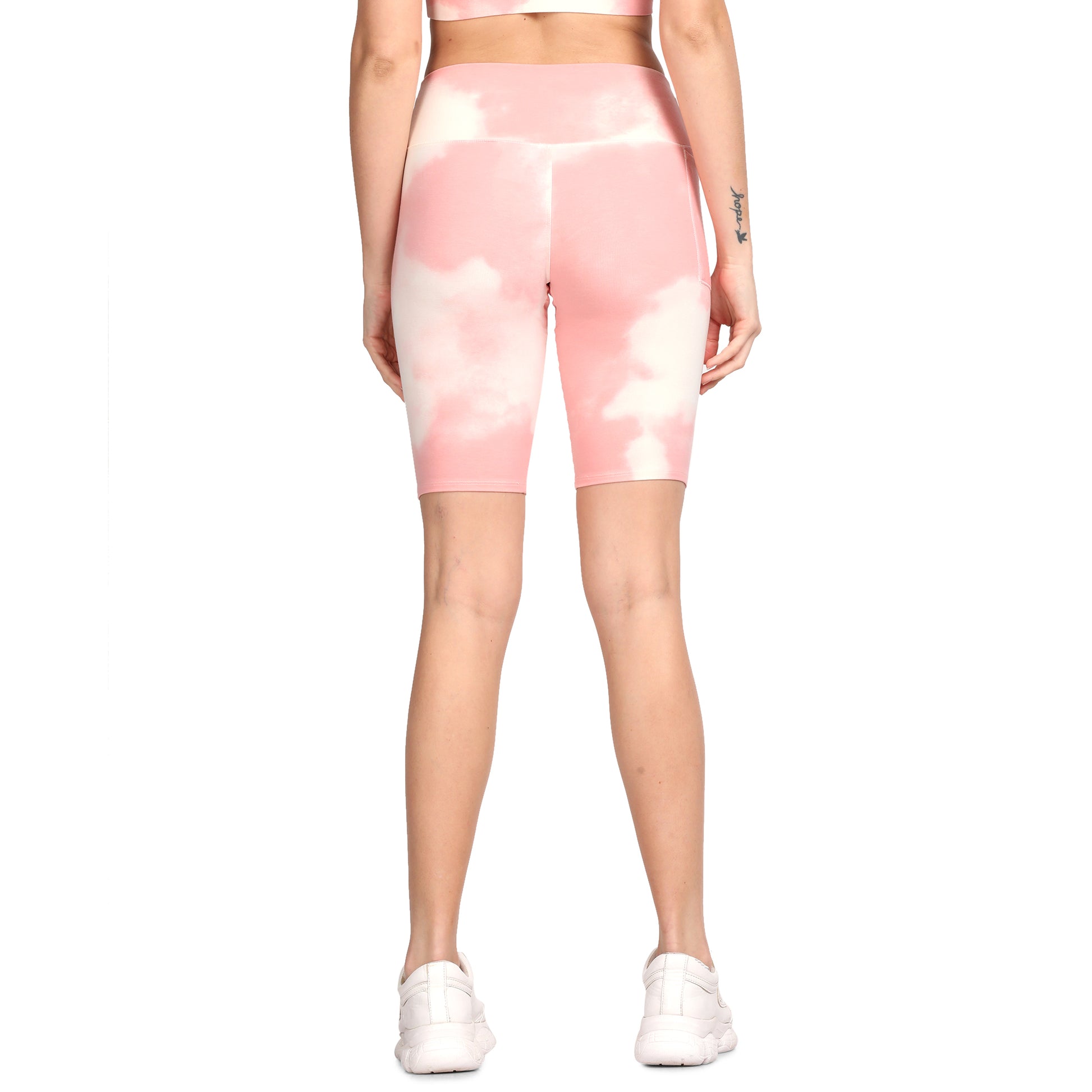 Organic Bamboo Running shorts for Women's photograph that's made with an innovative bamboo and organic cotton fabric from Lavos Performance, a carbon neutral eco-fashion company. Lavos Performance Cycling Shorts for Girls is amazingly soft to the skin, keeps the girls cooler in summers and warmer in winters, thanks to the Bamboo Performance Technology. The Shorts are naturally UPF 50+, so say bye to tan lines. Our Bamboo Activewear will provide you with the performance so that you can be You! 