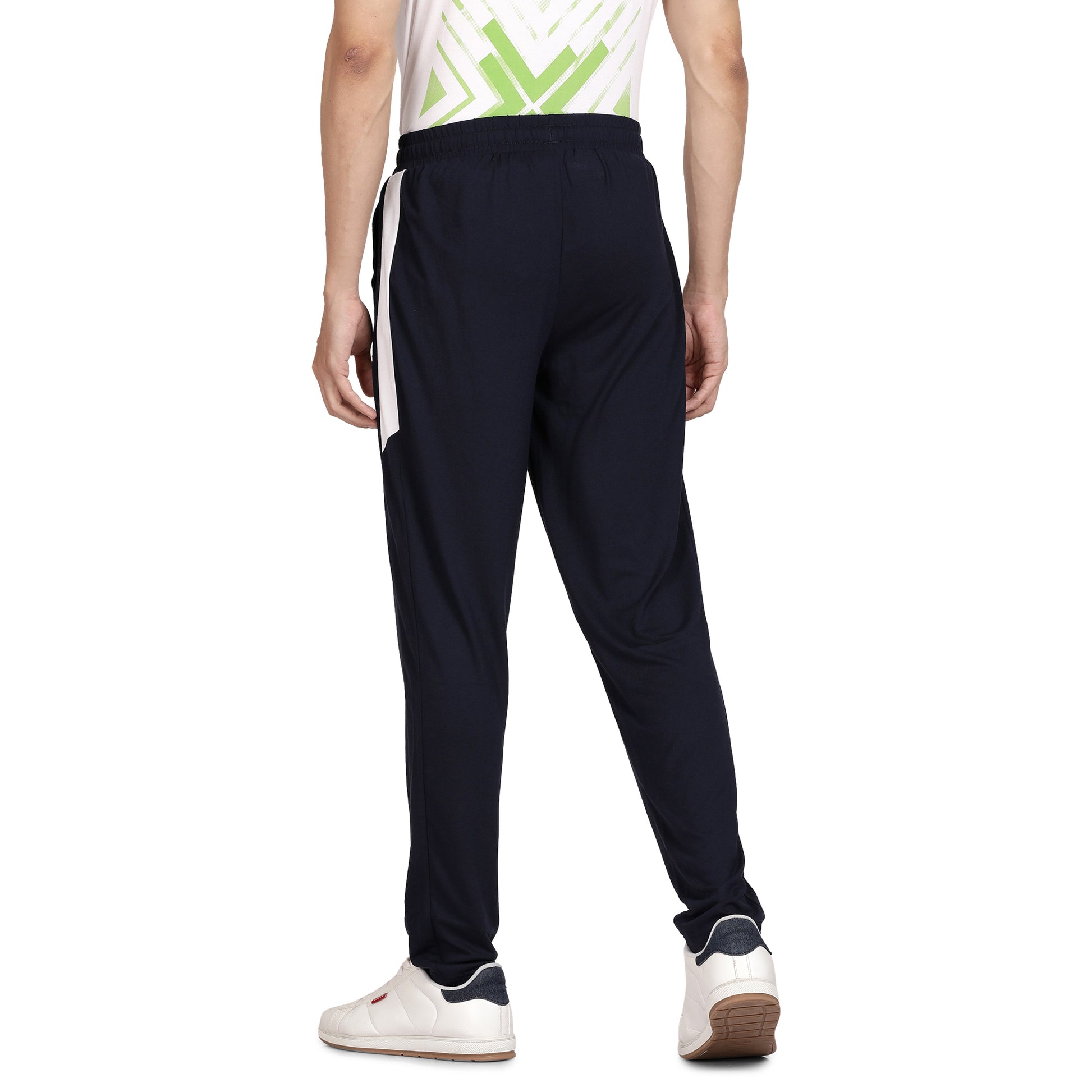 Lavos Mens Active Track Pants for Workouts's photograph that's made with an innovative bamboo and organic cotton fabric from Lavos Performance, a carbon neutral eco-fashion company. Buy Zipper Track Pant For Men Online.The super-soft fabric feels amazing on the skin and our Bamboo Performance Technology which has Bamboo fiber is durable, breathable, and wicks sweat away. Explore Latest Collection Of Bamboo Clothes At Lavos Performance.