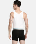 Lavos Mens Trunk Solid's photograph that's made with an innovative bamboo and organic cotton fabric from Lavos Performance, a carbon neutral eco-fashion company. 