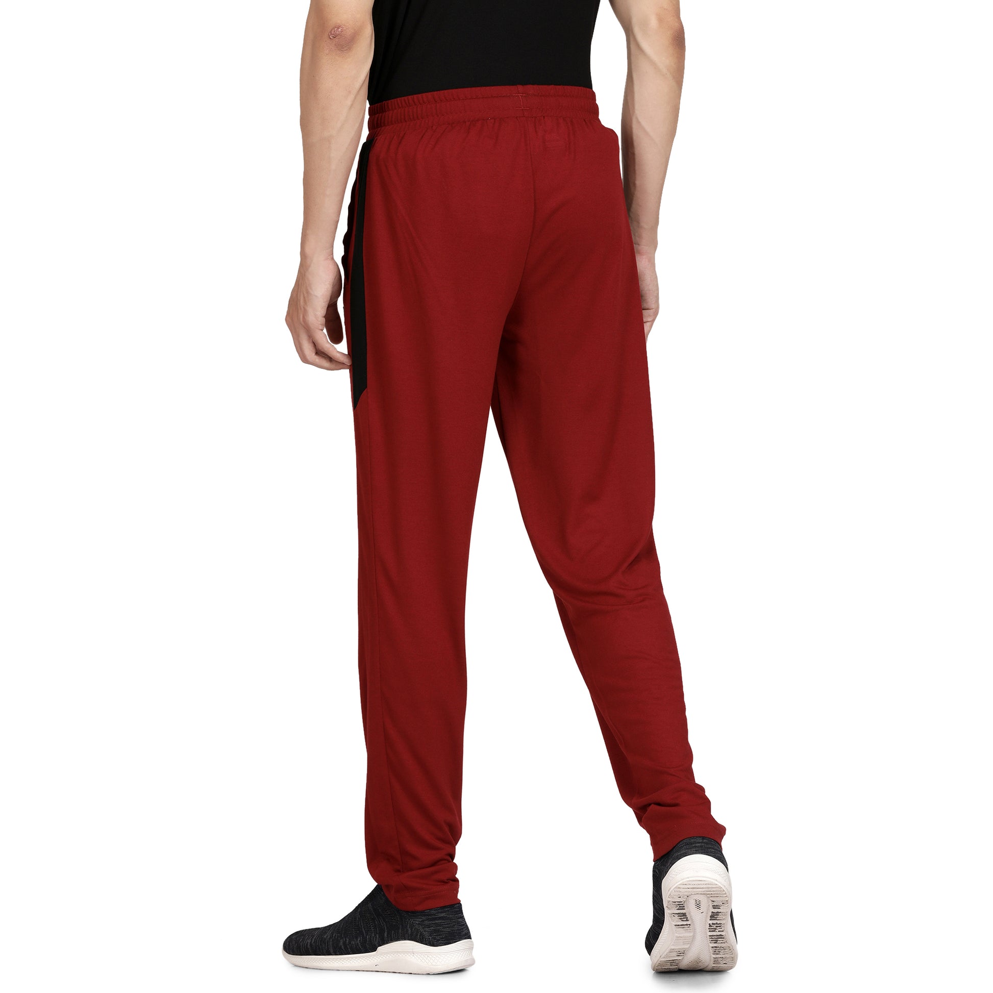 Lavos Mens Active Track Pants for Workouts's photograph that's made with an innovative bamboo and organic cotton fabric from Lavos Performance, a carbon neutral eco-fashion company. Buy Zipper Track Pant For Men Online.The super-soft fabric feels amazing on the skin and our Bamboo Performance Technology which has Bamboo fiber is durable, breathable, and wicks sweat away. Explore Latest Collection Of Bamboo Clothes At Lavos Performance.