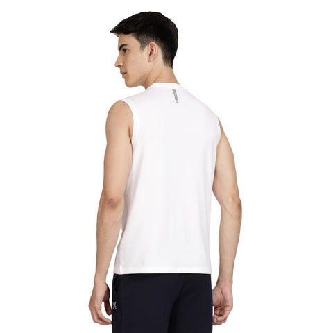 Men's Gym Vest White