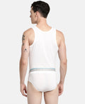 Lavos Mens Solid Brief's photograph that's made with an innovative bamboo and organic cotton fabric from Lavos Performance, a carbon neutral eco-fashion company. 
