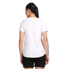 Women's Active Round Neck Tee's photograph that's made with an innovative bamboo and organic cotton fabric from Lavos Performance, a carbon neutral eco-fashion company. 