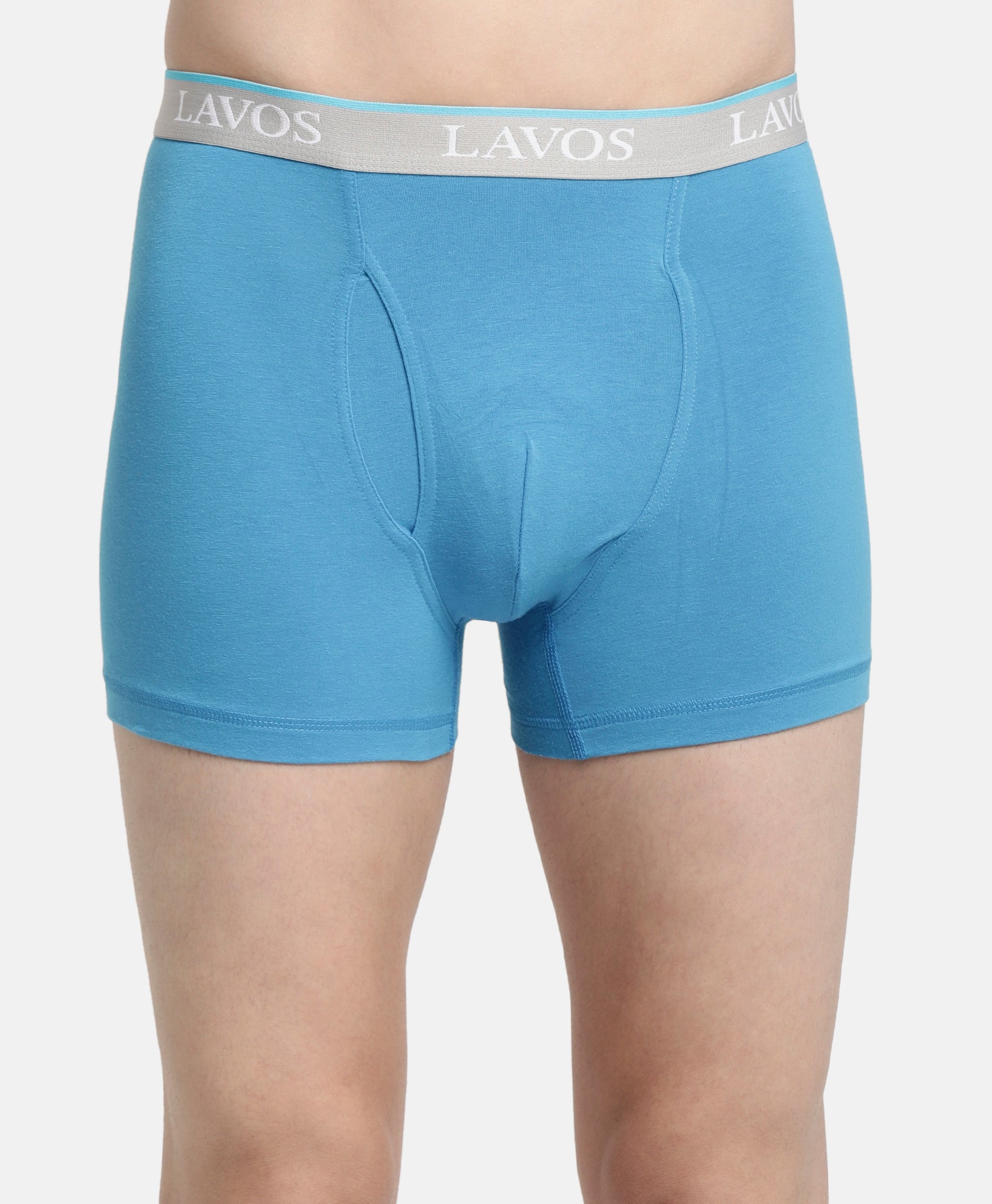 Lavos Mens Trunk Solid's photograph that's made with an innovative bamboo and organic cotton fabric from Lavos Performance, a carbon neutral eco-fashion company. 