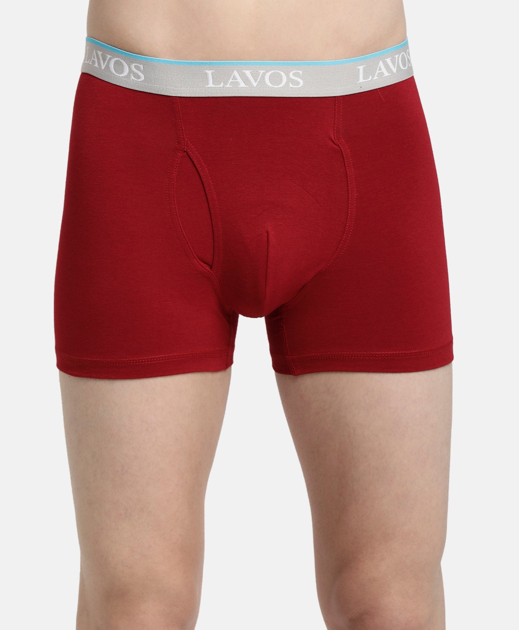Lavos Mens Trunk Solid's photograph that's made with an innovative bamboo and organic cotton fabric from Lavos Performance, a carbon neutral eco-fashion company. 