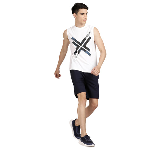 Men's Gym Vest White