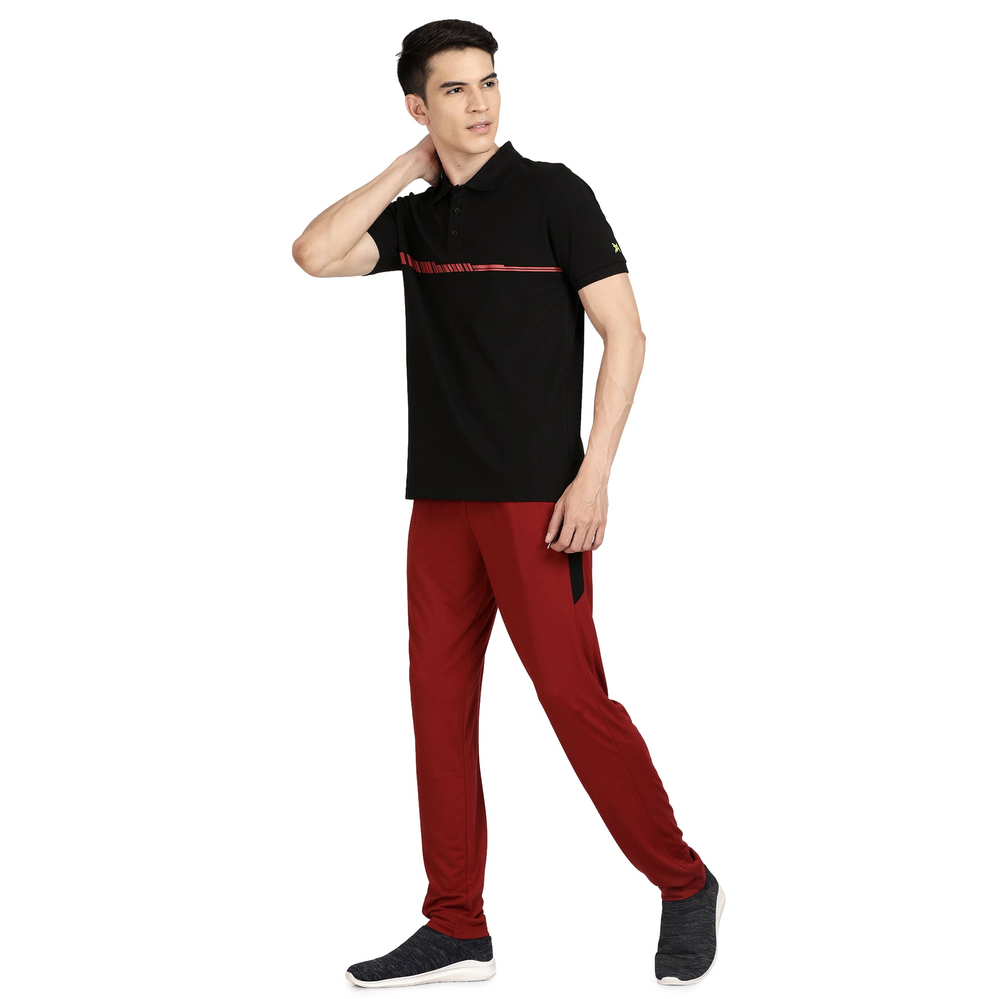 Lavos Mens Active Track Pants for Workouts's photograph that's made with an innovative bamboo and organic cotton fabric from Lavos Performance, a carbon neutral eco-fashion company. Buy Zipper Track Pant For Men Online.The super-soft fabric feels amazing on the skin and our Bamboo Performance Technology which has Bamboo fiber is durable, breathable, and wicks sweat away. Explore Latest Collection Of Bamboo Clothes At Lavos Performance.
