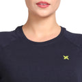 Women's Active Round Neck Tee's photograph that's made with an innovative bamboo and organic cotton fabric from Lavos Performance, a carbon neutral eco-fashion company. 
