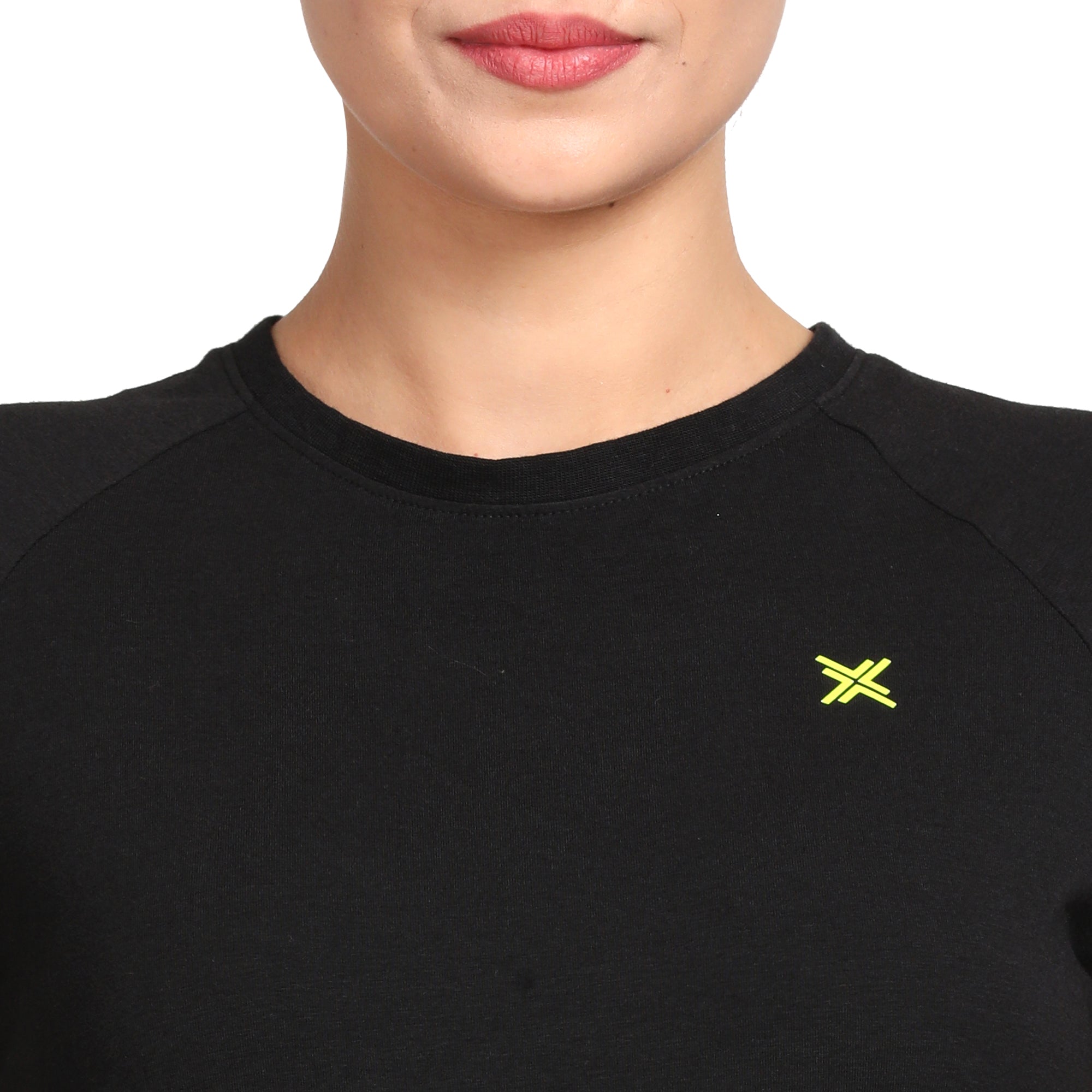 Women's Active Round Neck Tee's photograph that's made with an innovative bamboo and organic cotton fabric from Lavos Performance, a carbon neutral eco-fashion company. 
