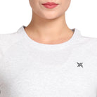 Women's Active Round Neck Tee's photograph that's made with an innovative bamboo and organic cotton fabric from Lavos Performance, a carbon neutral eco-fashion company. 