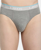 Lavos Mens Solid Brief's photograph that's made with an innovative bamboo and organic cotton fabric from Lavos Performance, a carbon neutral eco-fashion company. 