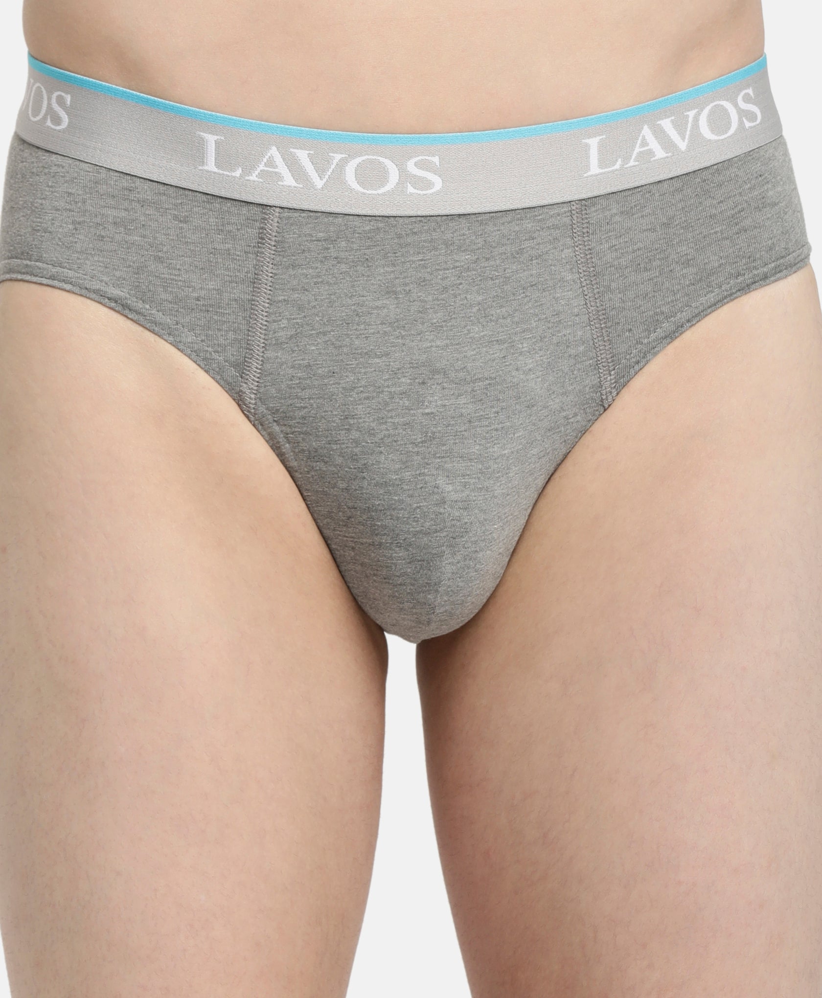 Lavos Mens Solid Brief's photograph that's made with an innovative bamboo and organic cotton fabric from Lavos Performance, a carbon neutral eco-fashion company. 