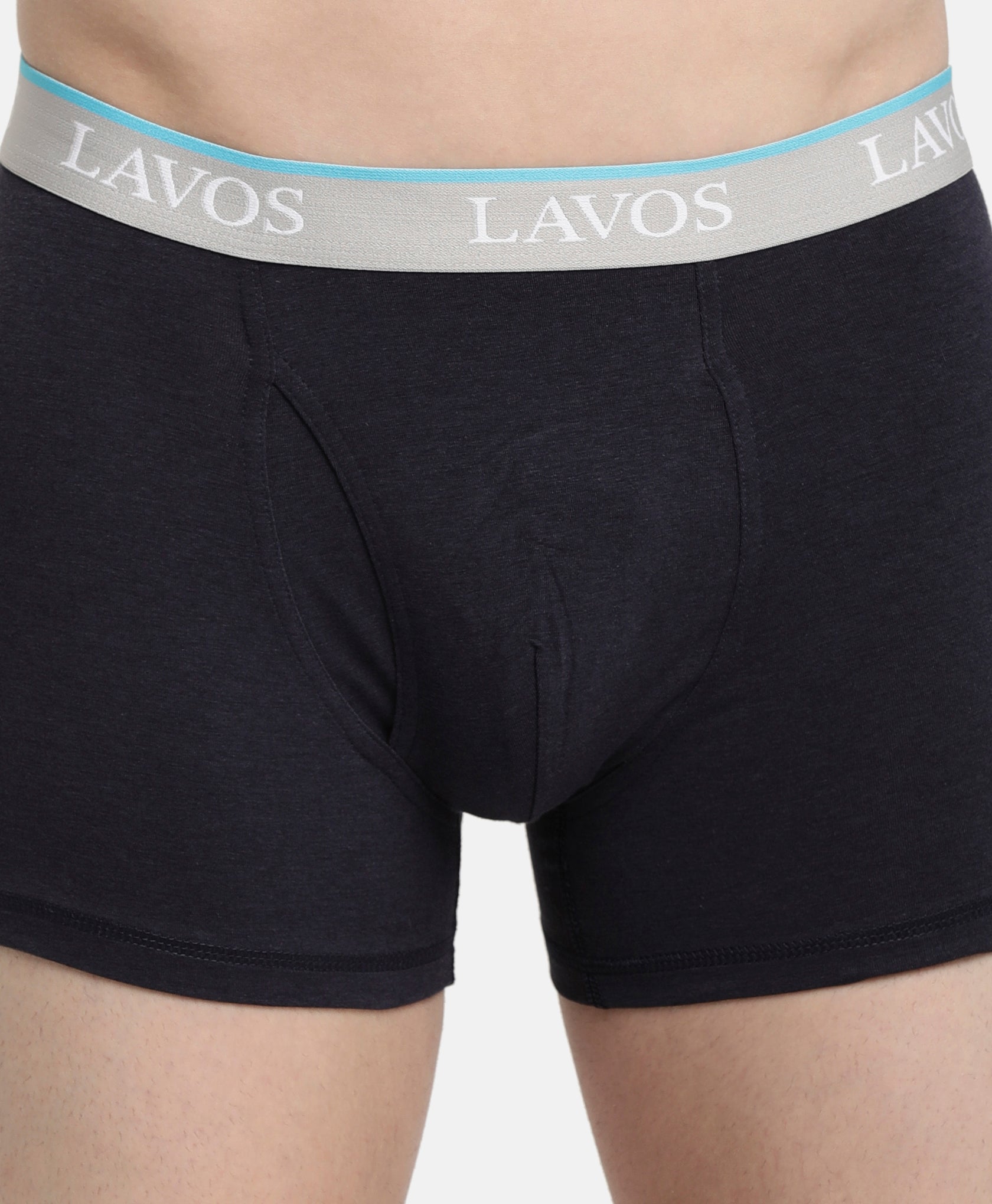 Lavos Mens Trunk Solid's photograph that's made with an innovative bamboo and organic cotton fabric from Lavos Performance, a carbon neutral eco-fashion company. 