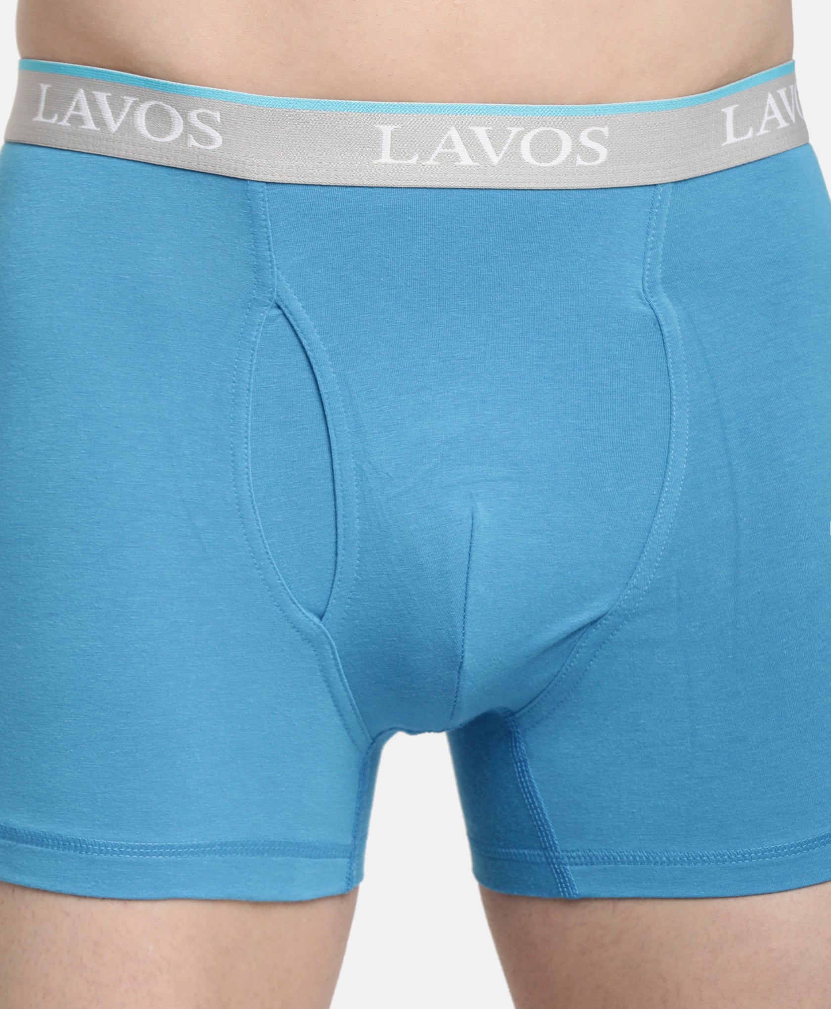 Lavos Mens Trunk Solid's photograph that's made with an innovative bamboo and organic cotton fabric from Lavos Performance, a carbon neutral eco-fashion company. 