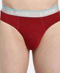 Lavos Mens Solid Brief's photograph that's made with an innovative bamboo and organic cotton fabric from Lavos Performance, a carbon neutral eco-fashion company. 