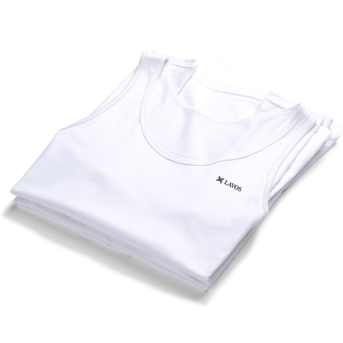 Lavos Mens Vest  (Pack of 2) -White