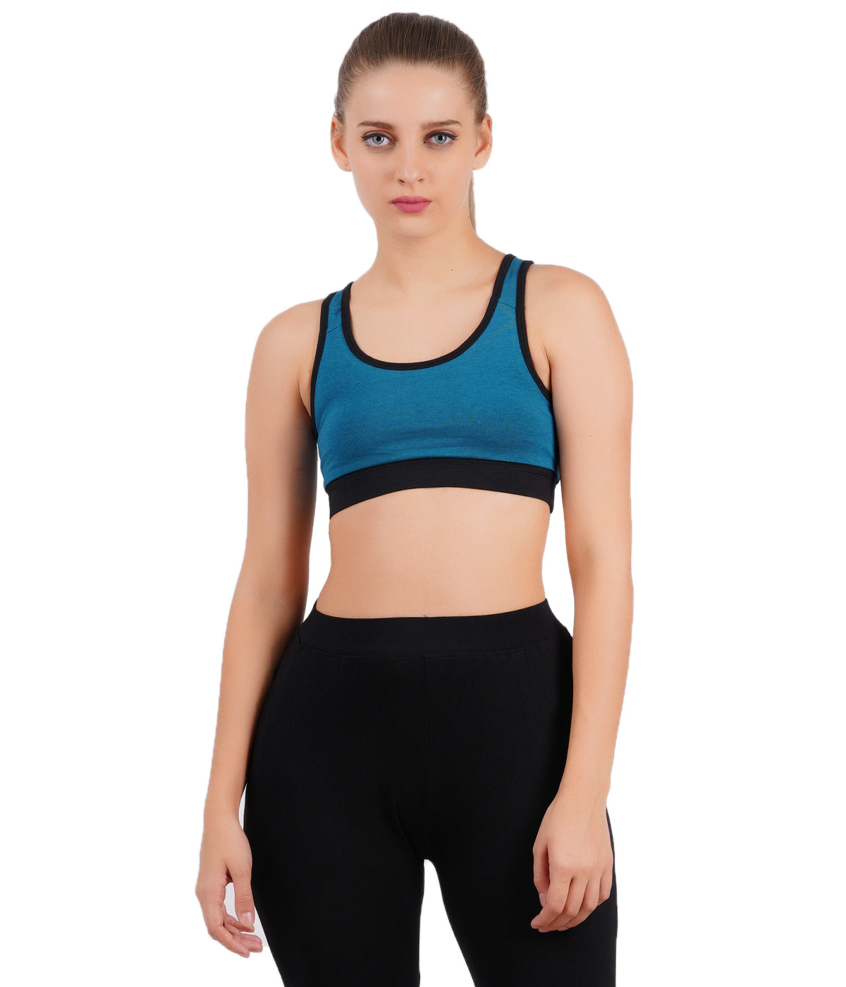 Lavos Womens Reversible Sports Bra's photograph that's made with an innovative bamboo and organic cotton fabric from Lavos Performance, a carbon neutral eco-fashion company. Buy Reversible Sports Bra Online In India. Ideal for allergy-prone and sensitive skin.Label free for all day comfort.50% Organic cotton, 42% Bamboo, 8% Elastane.Explore latest Collection Of Bamboo Clothes At Lavos Performance.