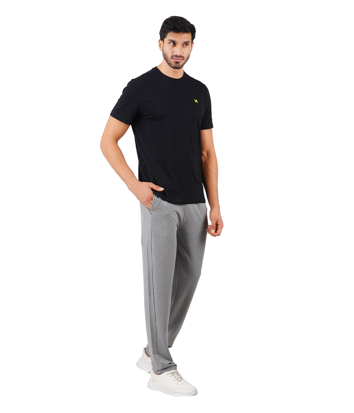 Lavos Mens Bamboo Lounge Wear Track Pant's photograph that's made with an innovative bamboo and organic cotton fabric from Lavos Performance, a carbon neutral eco-fashion company. Lavos Performance Men's Active Track Pants help you perform better and be stronger in your workout routines.These are India's first bamboo cotton active track pants . The super-soft fabric feels amazing on the skin and our Bamboo Performance Technology which has Bamboo fiber is durable, breathable, and wicks sweat away.
