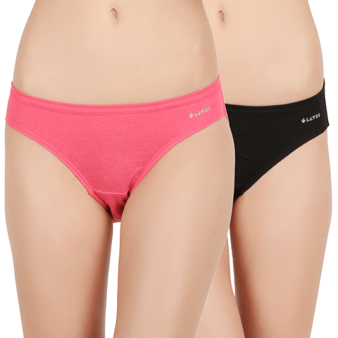 Lavos Womens Bikini Panty (Pack of 3) - Assorted 