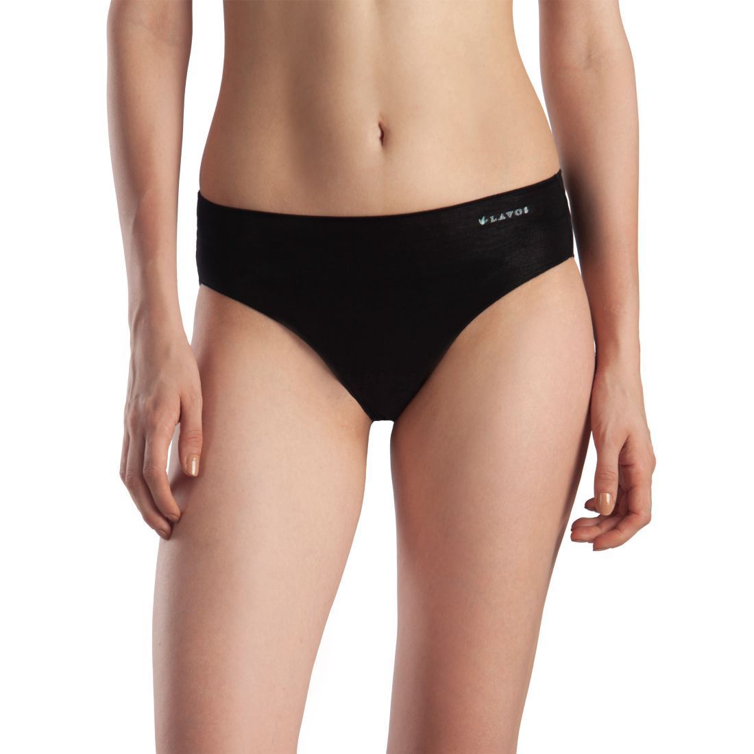 Lavos Womens No Marks Panty Black