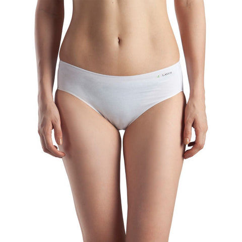 Lavos Womens No Marks Panty White
