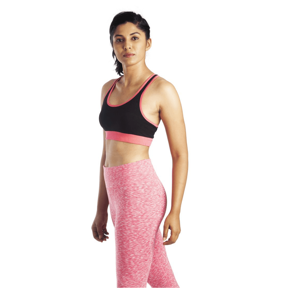 Lavos Womens Reversible Sports Bra's photograph that's made with an innovative bamboo and organic cotton fabric from Lavos Performance, a carbon neutral eco-fashion company. Buy Reversible Sports Bra Online In India. Ideal for allergy-prone and sensitive skin.Label free for all day comfort.50% Organic cotton, 42% Bamboo, 8% Elastane.Explore latest Collection Of Bamboo Clothes At Lavos Performance.