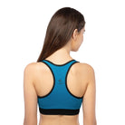 Lavos Womens Reversible Sports Bra's photograph that's made with an innovative bamboo and organic cotton fabric from Lavos Performance, a carbon neutral eco-fashion company. Buy Reversible Sports Bra Online In India. Ideal for allergy-prone and sensitive skin.Label free for all day comfort.50% Organic cotton, 42% Bamboo, 8% Elastane.Explore latest Collection Of Bamboo Clothes At Lavos Performance.